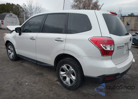 2014 Subaru Forester 2.5I z USA, uszkodzony, nr VIN JF2SJAACXEH449426